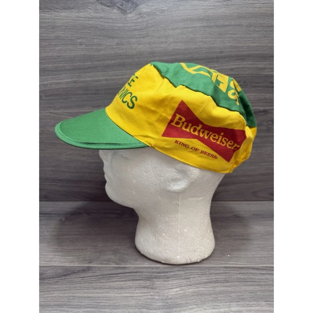 Seattle Sonics NBA Vintage Logo Painters Budweiser Collab Hat Elastic OSFM